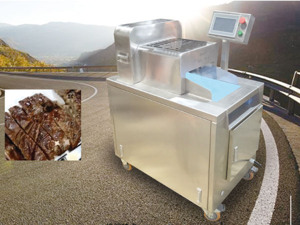 佛山某食品加工厂使用巴汀机械肉类切块机