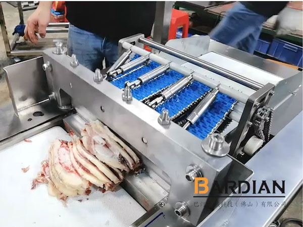 广州某美食城向巴汀机械定制肉类切片机